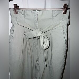 High waisted, cropped business casual slacks